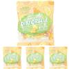 Dietorelle - Caramelle Dure Vegan Arancia e Limone, Caramelline Frutta Agrumi, Senza Zucchero, Senza Glutine, con Dolcificante Naturale - 70 gr (Confezione da 4)