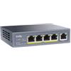 CUDY GS1005P. Switch unmanaged a 5 porte Gbit, 4 porte PoE, 60W