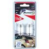 Bottari Italy Bottari 30163 Lampadine Siluro Auto 12V 5W, Attacco 11x38 mm, Base in Metallo Resistente al Calore, Confezione 2 Pezzi