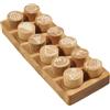 COLOP Woodies set di timbri in legno Mix con 12 motivi, timbro di riconoscimento e motivazionale in legno di faggio, dimensione dell'impronta: Ø 29 mm, quadrato