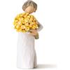 Willow Tree Enesco 27462 Figurina Mazzo di Rose Gialle, Resina, Multicolore, Design di Susan Lordi, 14 cm