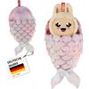 Heless Monster Styles 7521 - Sacco a Pelo per Bambole con Design a Sirena, con Occhiello, Set Kawaii per Mostri di 15 cm