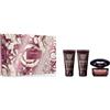 Versace Cofanetto Crystal Noir Eau De Parfum 50ml Con Shower Gel 50ml E Body Lotion 50ml