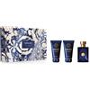 Versace Cofanetto Dylan Blue Pour Homme Eau De Toilette 50ml Con Shower Gel 50ml E Dopo Barba 50ml