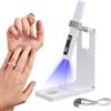 Lunaanda Lampada LED Unghie, Mini Lampada LED Unghie, Lampada UV Unghie Piccola, USB Ricaricabile E Portatile per Unghie Gel Sciugatura Rapida, Asciuga Unghie Sciugatura Rapida con Display Digitale