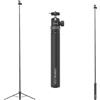 ULANZI TT24 Selfie stick treppiede 150 cm 4 gambe con Apertura automatica | Cavalletto Action Cam a Sgancio Rapido CKA, Carico 1 kg Compatibile con Insta360 ace pro/X3/X4/X5, DJI Pocket Action 6,Go pro