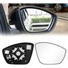 Altsbaos 1PCS Compatibile con Citroen C3 MK3 Specchietto 2016-2021, Specchio Retrovisore Riscaldato Compatibile con Peugeot 208 2012-2019,308/2008 2013-2019 Vetro Specchio(Destro)
