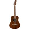 Fender Chitarra acustica mini Fender California Standard Redondo™ con borsa, top in sapele, sapele naturale