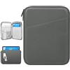 Dadanism 9-11 Custodia Protettiva Borsa Tablet Per iPad (A16) 11, iPad Air 11 M4/M3, iPad Pro 11 M5/M4, iPad 10a Gen 10,9, iPad 9/8/7a Gen 10,2, Galaxy Tab A11+ 11, Tab M11 11,Grigio Scuro