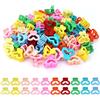 Dizila 100 mini fermagli per capelli in plastica antiscivolo a forma di cuore, 2,5 cm, accessori per capelli, per donne, ragazze, adolescenti, bambini