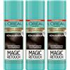L'Oreal Paris L'Oréal Paris Magic Retouch Spray per ricostituzione, marrone freddo, per transizioni continue e naturali, cached approcci fino al prossimo lavaggio dei capelli, confezione da 3 (3 x 90 ml)