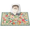 YOSEPATI Tappetino per Lettiera Gatto, 60 x 40 cm Tappeto Lettiera Gatti | Antiscivolo e Impermeabile, Trattiene il 100% della Sabbia, Grande e Facile da Pulire,Design Bohémien,Antiurina e Antiscivolo