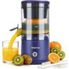 Migecon Spremiagrumi Elettrico Ricaricabile - Macchina per Succo di Agrumi con USB e Portatile, Funzione Antigoccia per Arance, Limoni, Pompelmi, Include Spazzola per la Pulizia (Blu Scuro), ZZJ002BB
