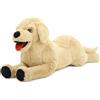 MorisMos Peluche Cane Grande, 75cm Golden Retriever Cane Peluche Kawaii Animali di Peluche Gigante Giocattolo Regalo per Fidanzate Bambini per Compleanno Natale Casa Deco