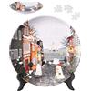 PieceRelax Puzzle 3D Piatto - Katherine Blower - Harbor's First Snow | 124 Pezzi | Decorazione Artistica da Tavolo o Mensola | Puzzle Decorativo per Adulti [PL1023]