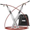 DISTOCK® Corda per Saltare Professionale Palestra 3,5m - Corda Crossfit Double Under - Nero o Argento (Grigia)
