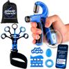 Power Hands Hand Grip - Hand Gripper per Allenamento Avambraccio e Mano - Attrezzo di Muscolazione Regolabile per Rinforzo Muscolare, Riabilitazione e Fitness - Gripper Professionale per Uomo e Donna