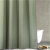 Popkozzi Tenda da doccia a nido d'ape verde salvia: tenda da doccia in tessuto testurizzato resistente per bagno, idrorepellente, lavabile, in tessuto di poliestere spesso, 183 x 200 cm