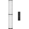 HOMCOM Lampada da Terra con Telecomando e Regolazione Temperatura 3000-6000K, Paralume in Tessuto, Ø20x135 cm, Beige | Aosom Italy
