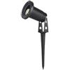 V-TAC PORTALAMPADA PICCHETTO IN ALLUMINIO ATTACCO GU10 ORIENTABILE NERO IP65 VT-1119-LED10372