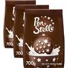 Pan di Stelle Biscotti Frollini con Cacao, Cioccolato e Latte Fresco Italiano, Colazione Ricca di Gusto, 700 g (Confezione da 3)