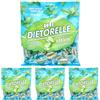 Dietorelle - Caramelle Dure Vegan Menta, Caramelline Mentolo, Senza Zucchero, Senza Glutine, con Dolcificante Naturale - 70 gr (Confezione da 4)