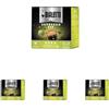 Bialetti Caffè d'Italia, Box 16 Capsule, Decaffeinato, Intensità 6, Compatibili con Macchine Bialetti sistema chiuso, 100% Alluminio (Confezione da 4)
