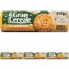 Gran Cereale Biscotti Gran Cereale Classico, Ricchi di Fibra e Fosforo - 250 gr (Confezione da 4)