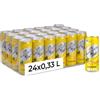 San Benedetto, Thè Freddo al Limone, Confezione da 24 Lattine da 330 ml, Bevanda Dissetante Analcolica, Gusto Fruttato, in Lattina, Senza Conservanti e Coloranti