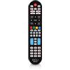 Dcu tecnologic Telecomando universale telecomando tv lcdled pulsante per netflix e youtube nero