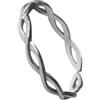 Positiva Jewelry Anello Infinity da donna - Anello regolabile in acciaio inox color oro con simbolo dell'infinito, anello minimalista ed elegante, impermeabile e ipoallergenico, con confezione regalo, gioielli da