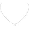 ChicSilver Collana Argento 925 Donna, Collana Donna Argento Cuore con Iniziale Lettera J Lunga 41+5CM, Ciondolo Lettera Ragazza Amicizia Idee Regalo per Compleanno Anniversario Natale