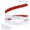 Jyvex Modanatura decorativa autoadesiva, per pareti, porte e finestre, cornici di specchi, soffitti e piastrelle, 8 m x 2 cm, colore bianco