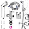 cersaty Set di 4 doccetta per bidet, spruzzatore per bidet, con 1 nastro filettato, spruzzatore per bidet a mano, per animali domestici, doccia, bagno, WC