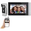 AOAMZ Wifi Tuya Video Citofono, Monitor Touchscreen Da 7, Sblocco Remoto Per Visione Notturna Del Campanello Della Fotocamera Esterna 1080p Per Il Sistema Citofono Del Campanello Della Casa Video