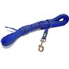 Julius-K9 Color & Gray Super Presa Guinzaglio Senza Manico, 20 mm x 3 m, Blu