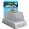PetSafe ScoopFree - Lettiera per gatti autopulente con cappuccio, ultra entrata dall'alto, colore: viola o tortora, coperta di seconda generazione, include vassoio usa e getta con lettiera e cappuccio