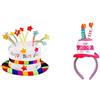 Boland- Cappello, Multicolore, 00932 & 00940 - Tiara Happy Birthday, Multicolor