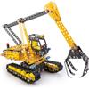 A ALEXANDER Constructor Pro Melman - Set di costruzione in metallo - 866 pezzi - Escavatore per ciniglia XXL da montare - Cofanetto esperto da 8 anni