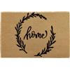 Relaxdays Zerbino in Cocco, Home, 60x40 cm, Antiscivolo, Impermeabile, per Interni ed Esterni, Tappetino Naturale