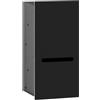 emco asis module 2.0 Module papier WC - modèle encastré, charnière de porte à gauche, 972427522, 972427522, Colorazione: Alluminio/nero