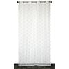 HomeMaison Tenda in Organza Grana di caffè, Poliestere, Grigio, 240 x 140 cm
