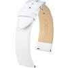 HIRSCH H HIRSCH Bracciale Toronto L - pelle di vitello italiana - classico/elegante - donna/uomo - bianco - 20 mm