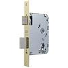 TESA 40106PHL Serratura da incasso per Porte in Legno, entrata 60 mm, finitura ottone, frontale quadrato
