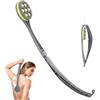 Fanwer Spazzola Schiena Doccia a Manico Lungo 53CM | Body Brushing con testine Massaggianti | La Sfera Rotante Aiuta a Distribuire Uniformemente la Crema Detergente