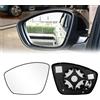 Altsbaos 1PCS Compatibile con Citroen C3 MK3 Specchietto 2016-2021, Specchio Retrovisore Riscaldato Compatibile con Peugeot 208 2012-2019,308/2008 2013-2019 Vetro Specchio（Sinistro)