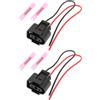 VGOL 2 Pezzi 2 Pin Sensore Liquido Lavavetri Auto Spina A Spirale 1J0973202 6Q0121407 Compatibile Con VW Z112 Compatibile Con Golf 15 Cm