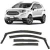 Clim Art Deflettori Compatibile con Ford EcoSport 14-23 - Incasso 4Pz | Ford EcoSport 14-23 II deflettore finestrini auto, paravento, policarbonato infrangibile, meteo-resistente