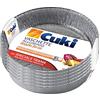 Cuki Vaschette Alluminio - Doppia Forza - 8 porz - tonde [TG59G] - 18 vaschette (Multipack)