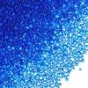 PATIKIL 1-3mm Mini Perline di Vetro A Bolle 200g Piccole Perle Iridescenti Senza Fori Palline A Goccia per Fai da Te Riempitivo per Resina Decorazione Unghie, Blu